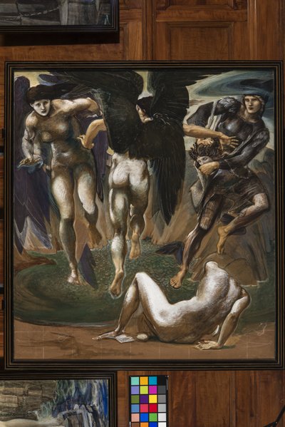 De dood van Medusa II, 1882 door Edward Burne Jones
